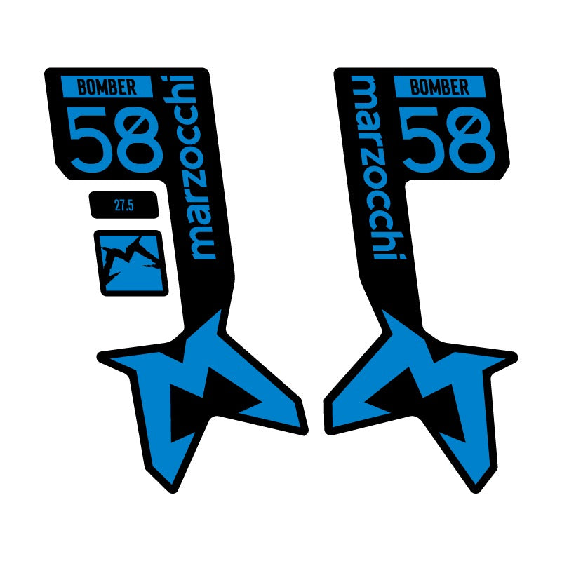 Fox 40/Bomber 58 Fork Guard Decals